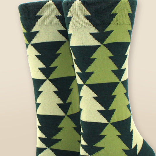 Chaussettes de Noël « Forêt de sapins »