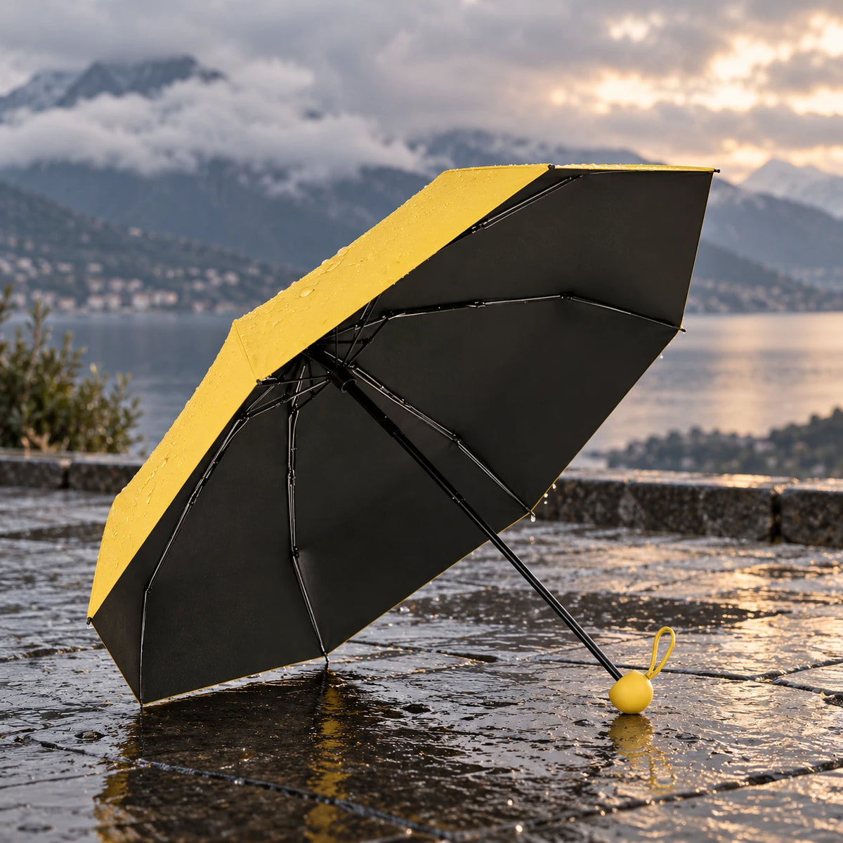 Mini — Jaune — ouvert
