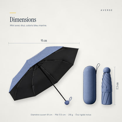 Mini — Bleu marine — dimensions