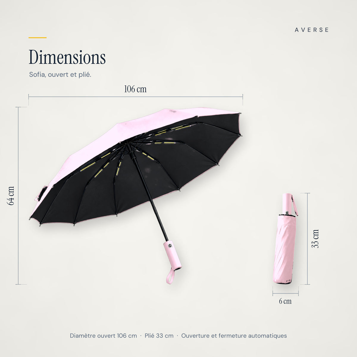 Sofia — Rose — dimensions